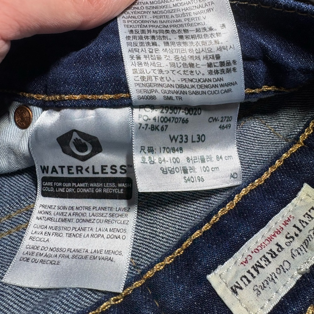 Levi's Men's Dark Blue Slim Jeans - Picture 3 of 16
